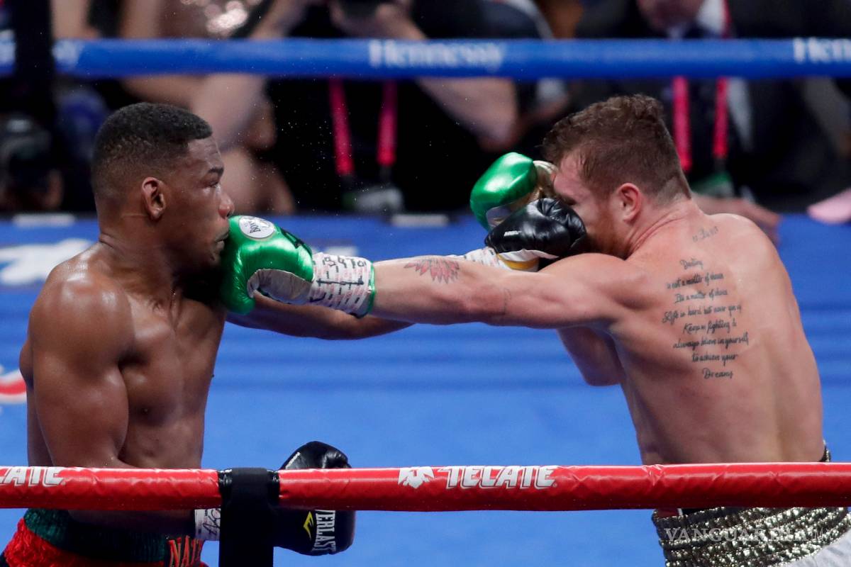 $!¡Tricampeón mundial! Canelo Álvarez gana por decisión unánime a Daniel Jacobs y es el máximo peleador en Peso Mediano