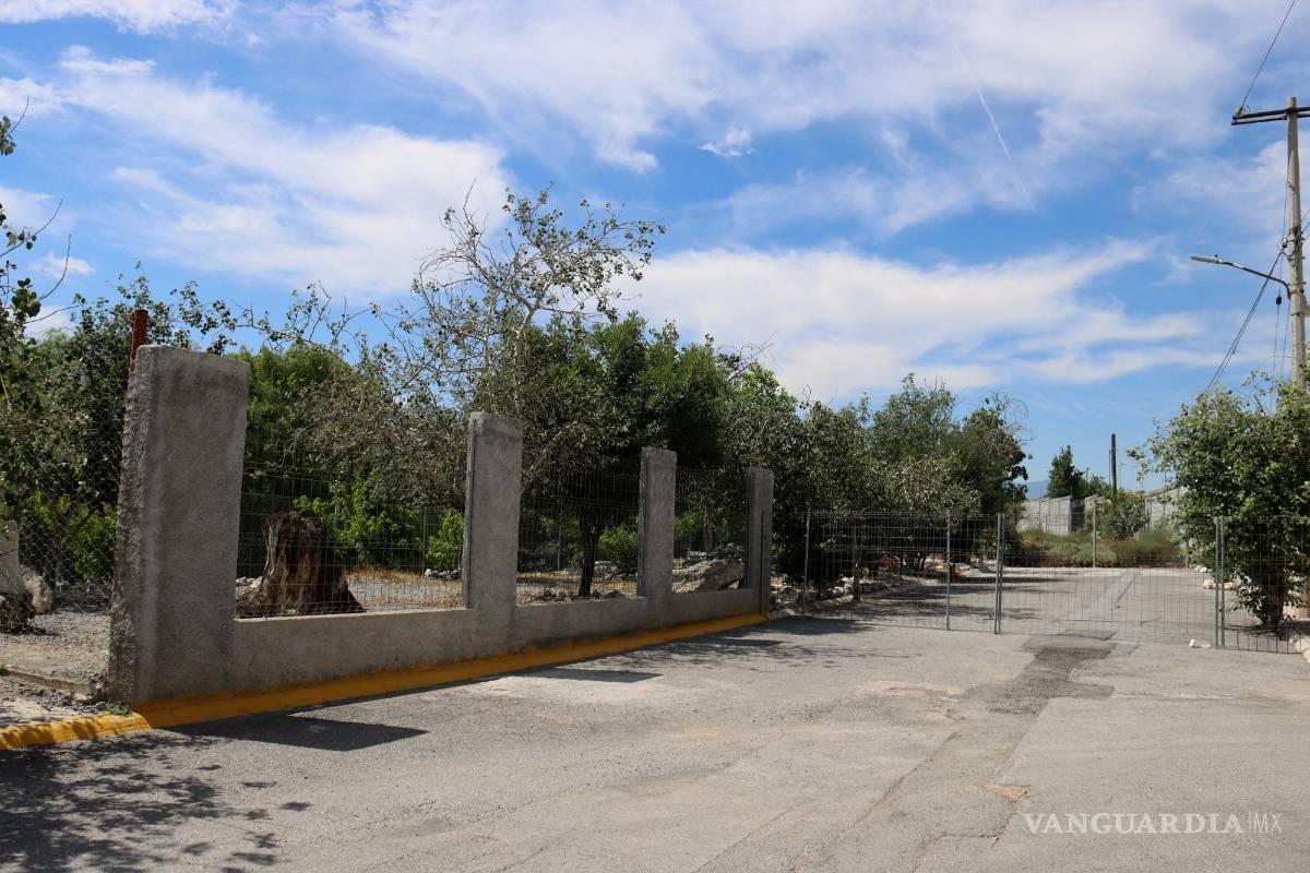 Saltillo: denuncian vecinos apropiación de calle y parque en colonia Alpes Norte; hasta hay perro guardián