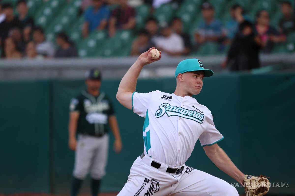 $!En esta ocasión, el pitcheo de Saraperos no lució como en otros partidos, pero hubo buenos destellos que mantuvieron los ceros en el juego.