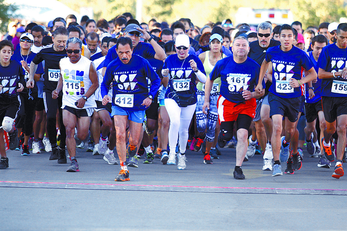 Una fiesta deportiva en 5 y 10 k ITESM Campus Saltillo