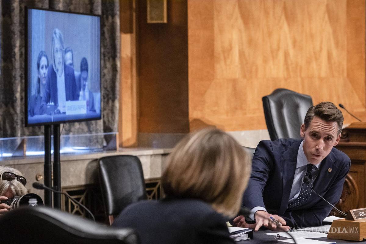$!El senador republicano de Misuri, Josh Hawley, durante una audiencia sobre TikTok en el Capitolio en Washington, el 14 de septiembre de 2022. (Haiyun Jiang).