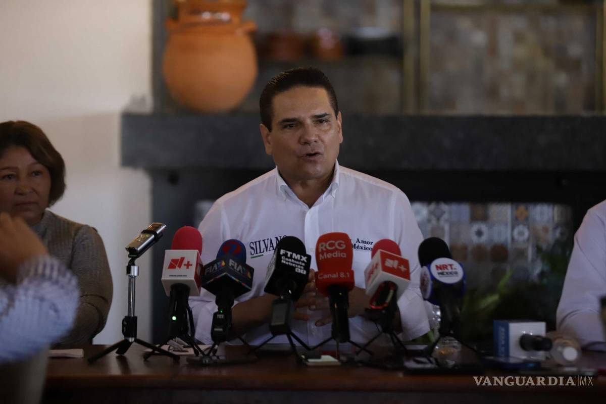 $!Rueda de prensa de Silvano Aureoles, ex gobernador de Michoacán