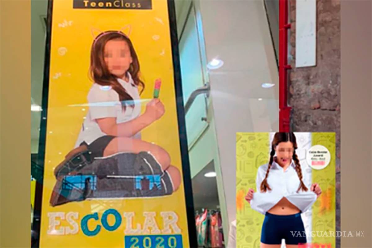 Uniformes escolares con ‘poses sugerentes’, publicidad causa polémica