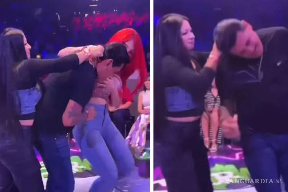 Mujer no ‘soportó’ los celos en show de Brincos Dieras (video)