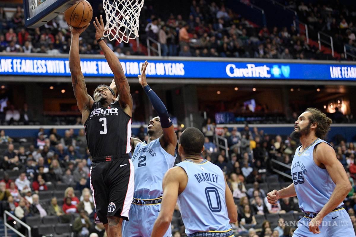Los Wizards de Washington se acercan a postemporada con un triunfo ante los Grizzlies