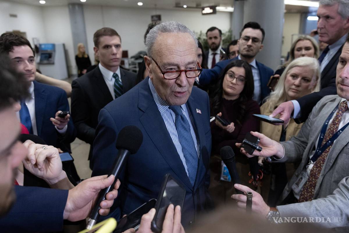 $!El senador demócrata Chuck Schumer recalcó la importancia de aprobar el apoyo para Ucrania.