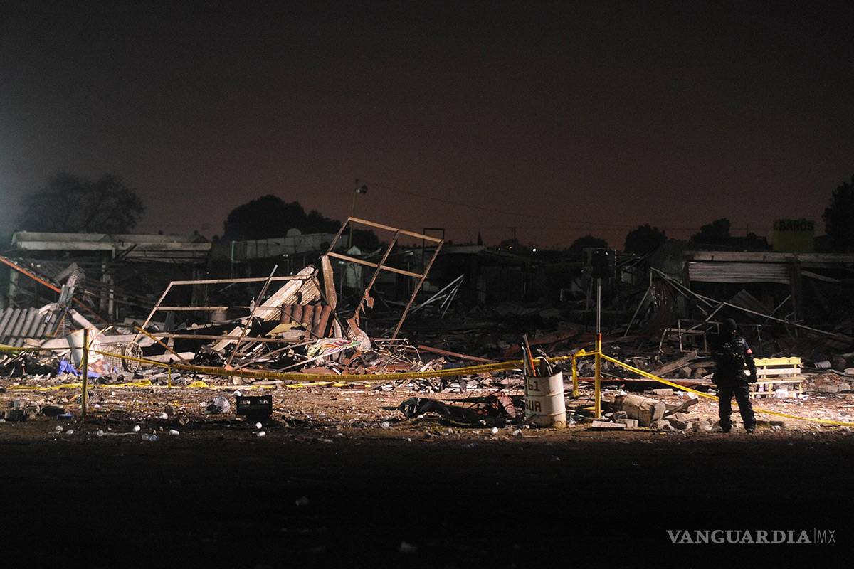 $!Las terribles imágenes que dejó la explosión en Tultepec