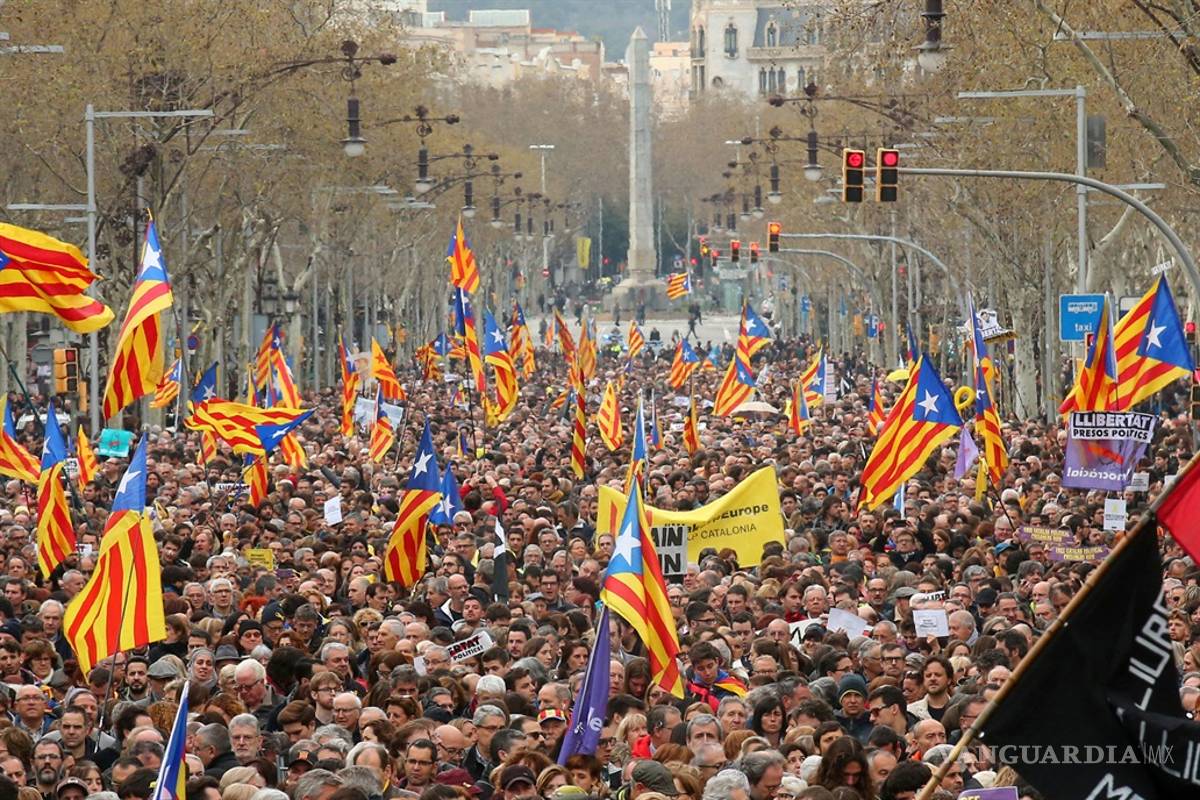 Protestas y disturbios en Barcelona por la detención de Carles Puigdemont