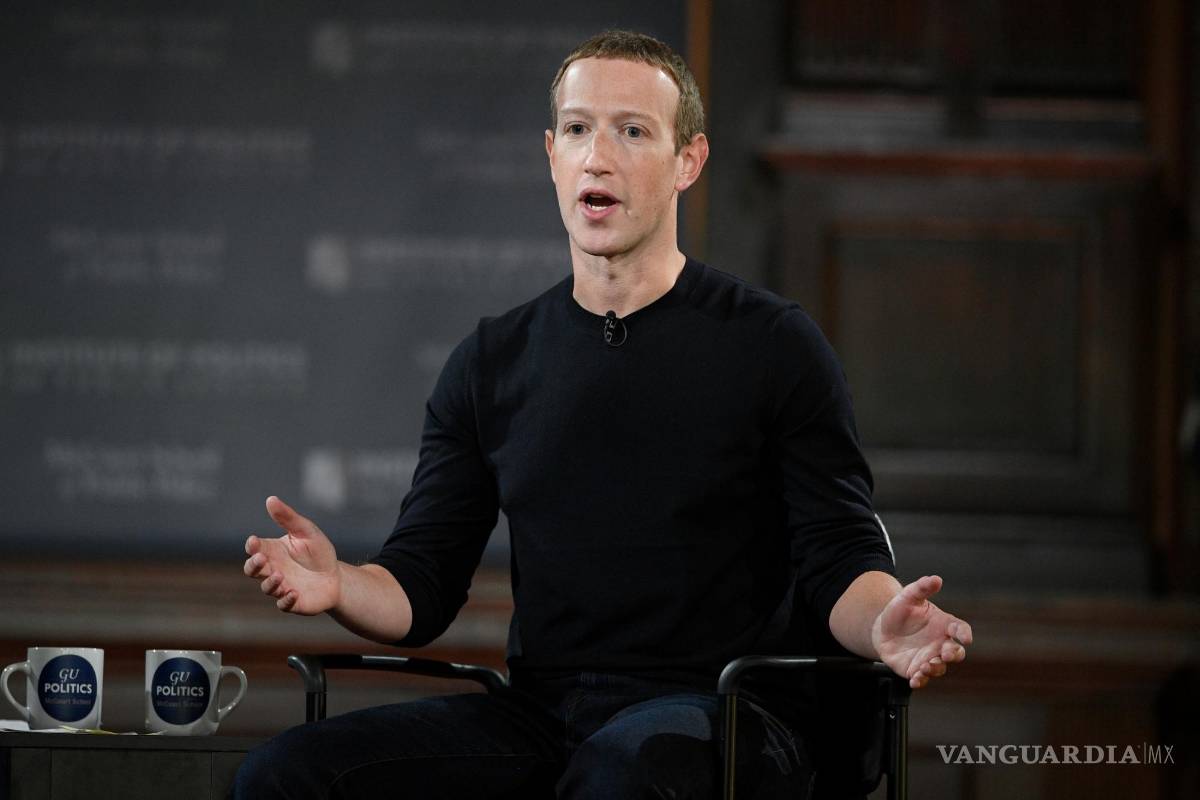 $!Mark Zuckerberg habla en la Universidad Georgetown el 17 de octubre de 2019, en Washington.