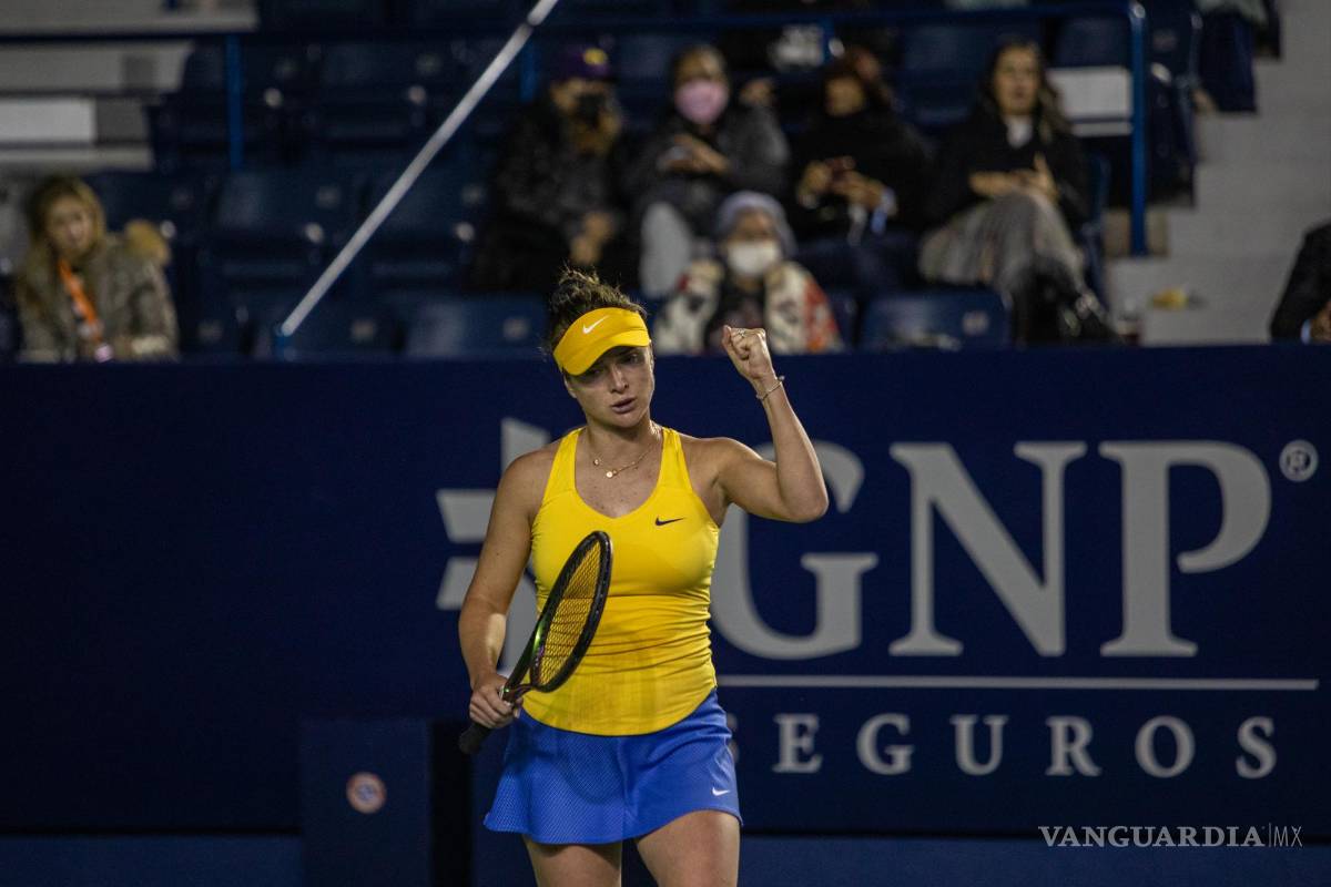 ‘No sólo estoy jugando por mi, sino por mi país’, asegura la ucraniana Elina Svitolina