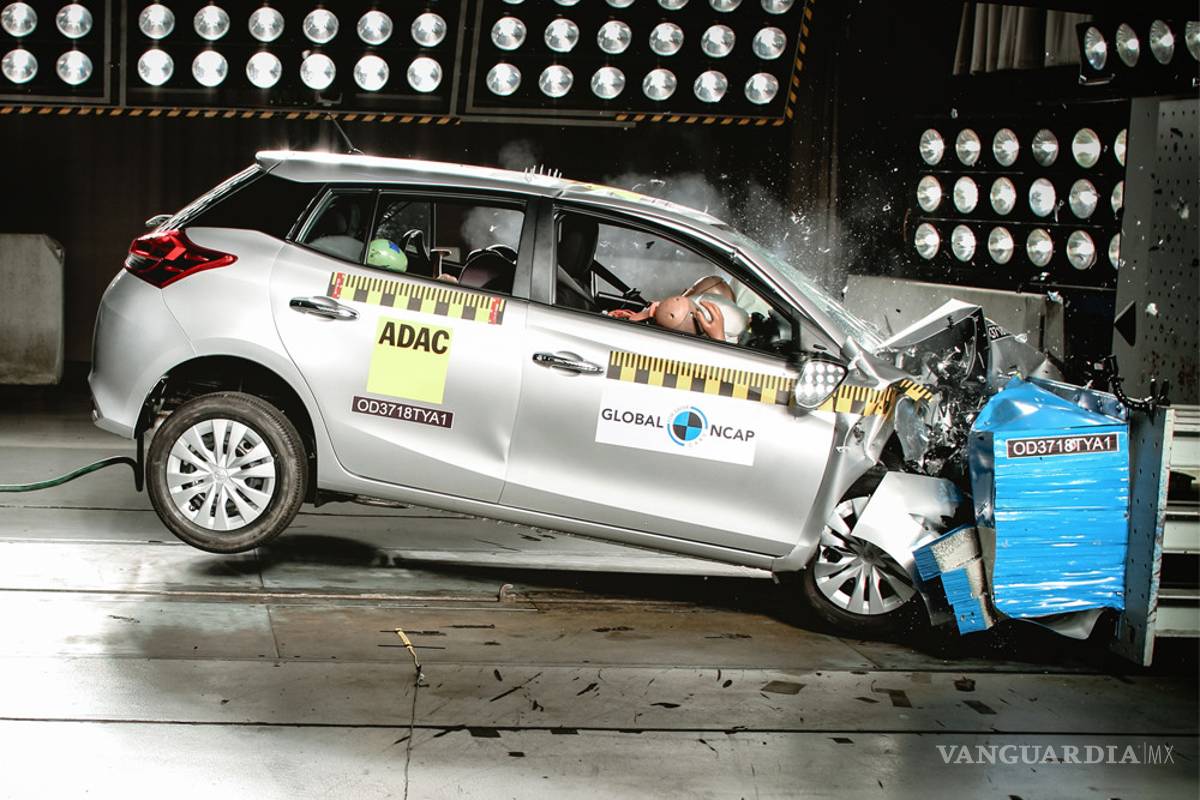 Toyota Yaris alcanza tres estrellas en evaluación de seguridad de Global NCAP