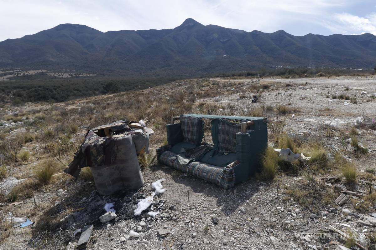 Utilizan sierra de Saltillo como ‘deshuesadero’ de autos