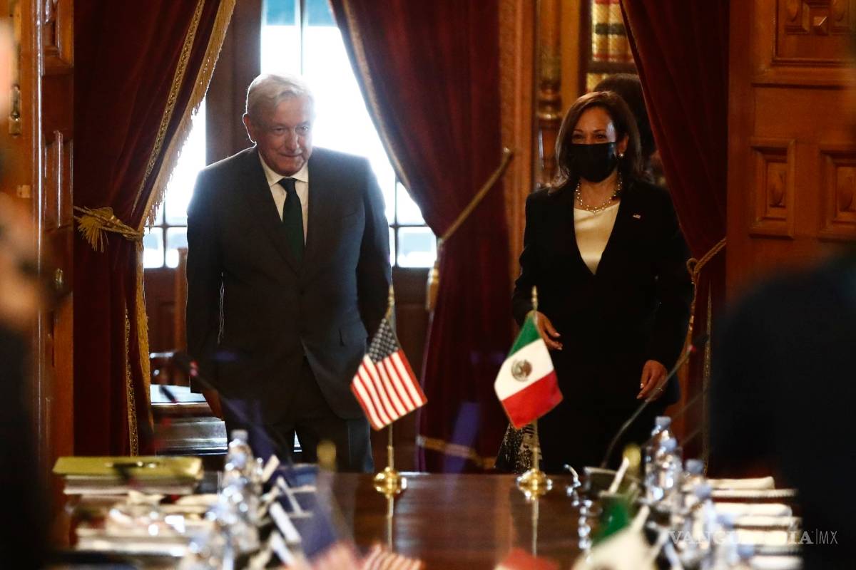 Kamala Harris dijo a AMLO estar preocupada &quot;por la corrupción y la impunidad&quot; en México