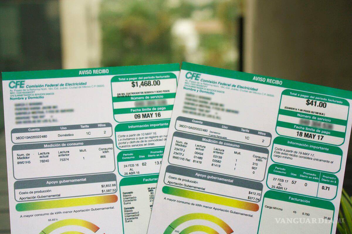 ¡Agárrese!... Sube el precio de la Luz; estas son las nuevas tarifas de la CFE