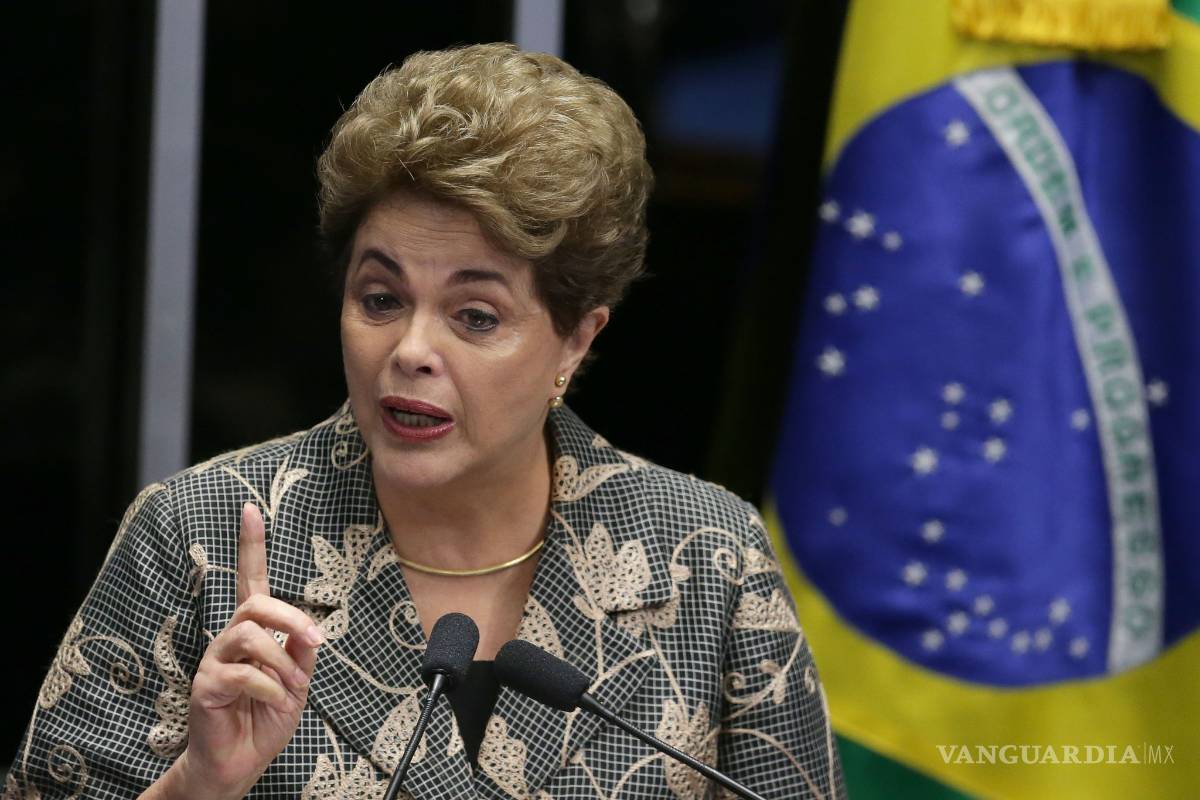 Brasil está a un paso del golpe de Estado: denuncia Rousseff ante Senado