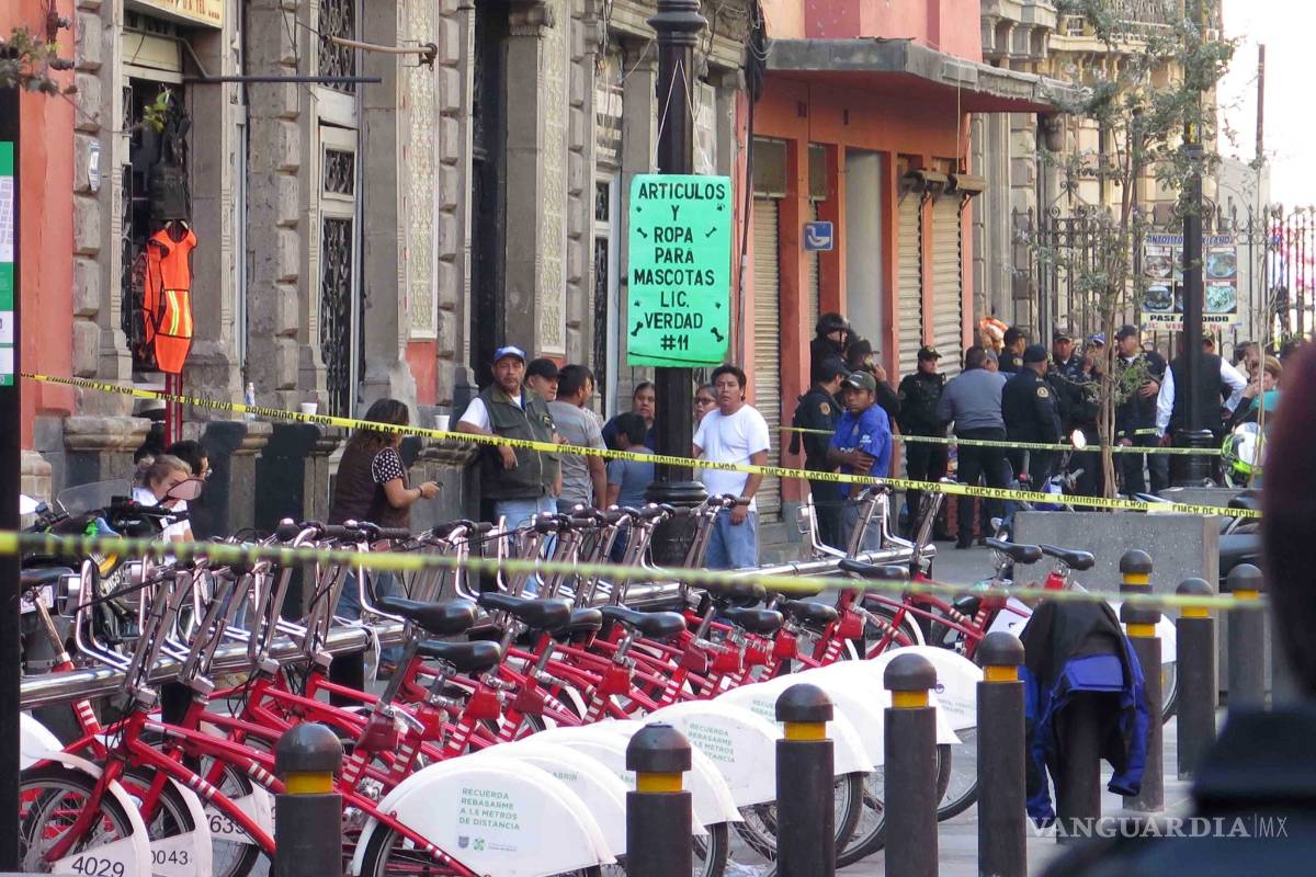 Deja 5 muertos balacera en calle cercana al Palacio Nacional