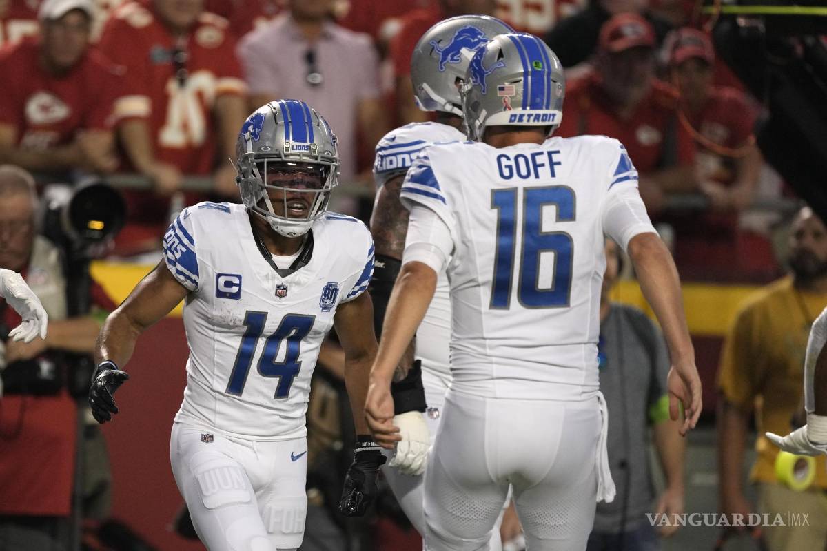 ¡Sorpresa en la Semana 1 de la NFL! Pierden los Chiefs de Kansas City ante unos aguerridos Lions de Detroit