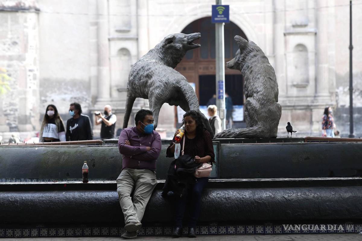 $!Aspectos de la plaza de Coyoacán.