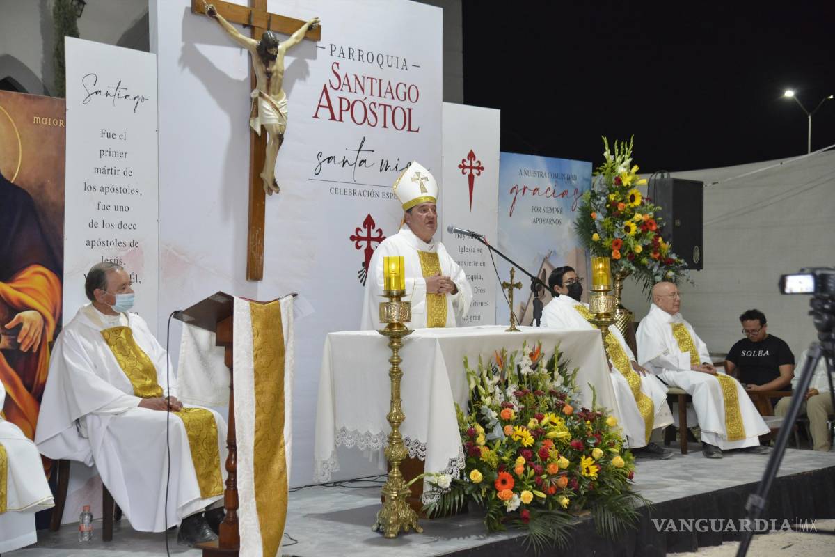 Erige Diócesis de Saltillo a iglesia de Santiago Apóstol como parroquia en Los Valdez