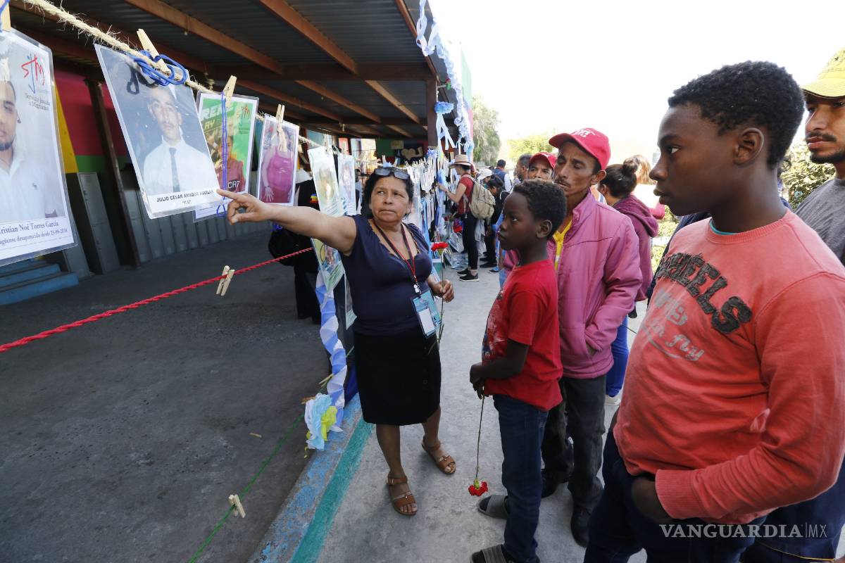 $!Arriba caravana de madres centroamericanas; buscan en Saltillo a sus desaparecidos