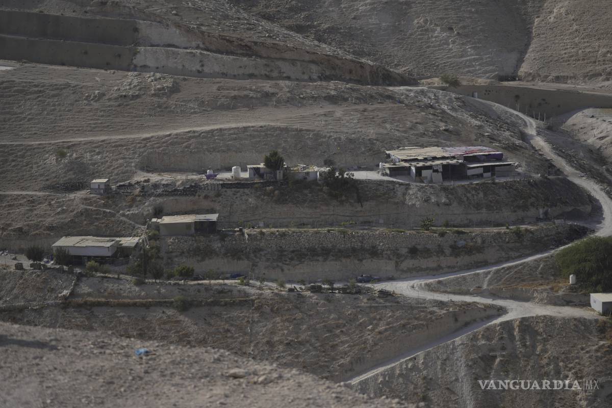 $!Aldeas palestinas en la zona E1, entre el asentamiento israelí de Maale Adumim y la ciudad ocupada de Eizariya, Cisjordania.