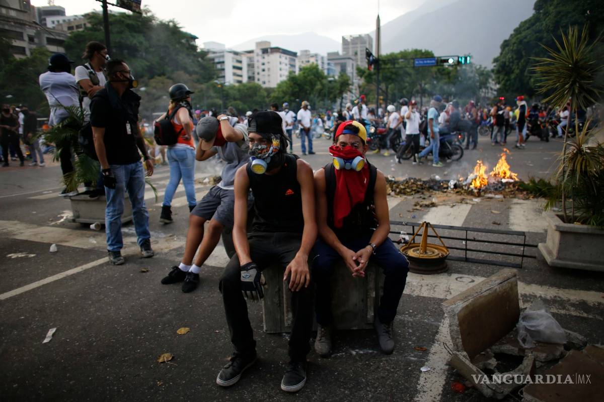 $!Imágenes de los estallidos de violencia en marcha opositora en Venezuela