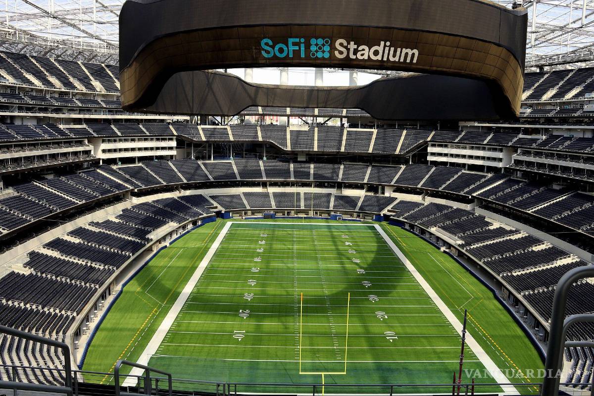 $!Interior del SoFi Stadium en Los Ángeles.