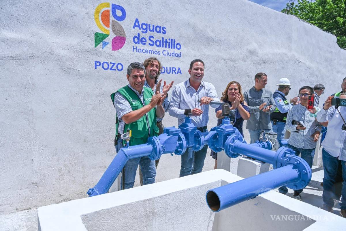 $!El alcalde Javier Díaz González informó que Saltillo sumará 258 litros por segundo al sistema de abastecimiento de agua potable este año.