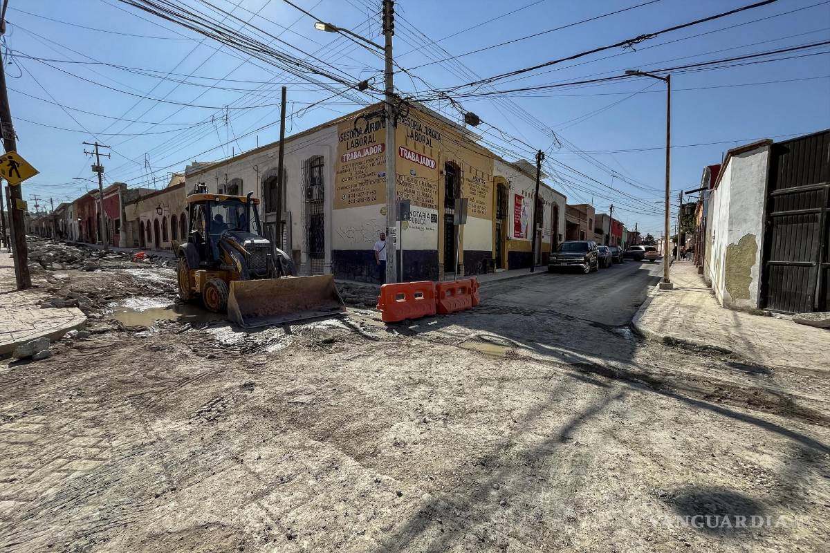 La calle General Cepeda sí será entregada antes de que termine el año, asegura el Alcalde de Saltillo