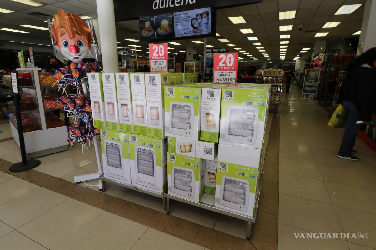 Frente frío aumenta venta de calentadores en Saltillo
