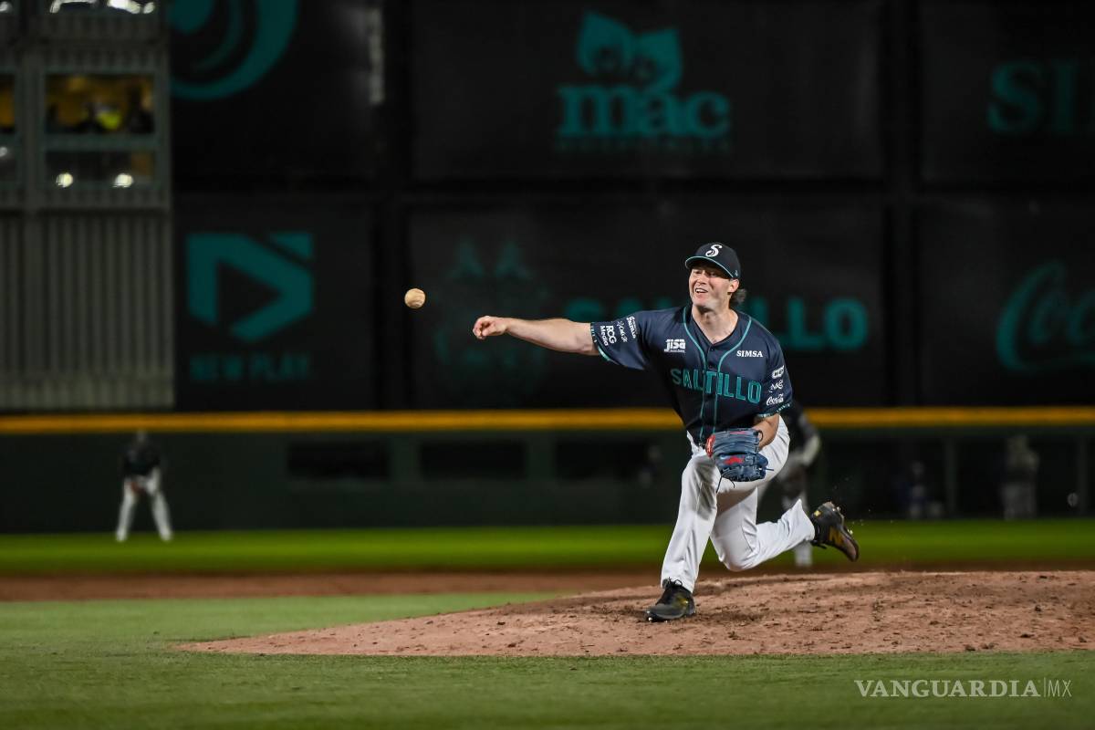 $!Erich Uelmen trabajó cinco entradas y encaminó a Saraperos a asegurar su primera serie de la temporada.