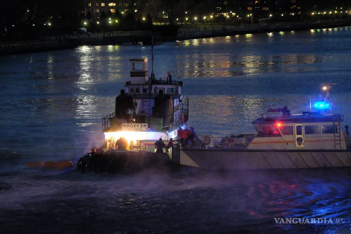 Cae un helicóptero en Nueva York, hay dos muertos