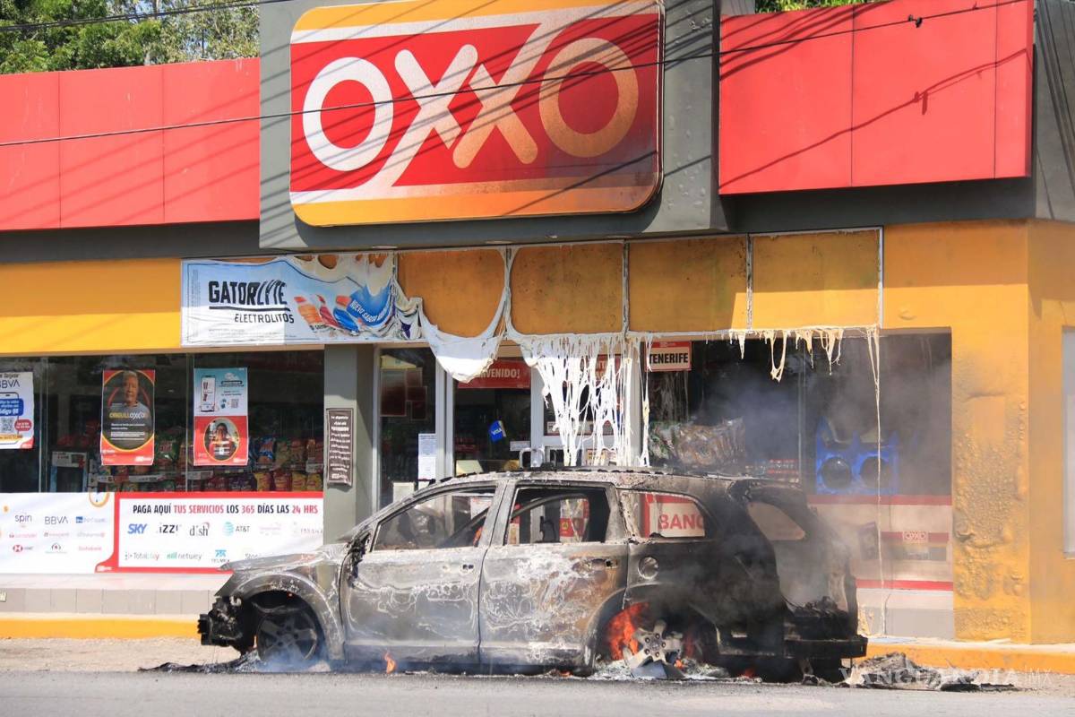 Caos y terror en Tabasco: Registra Villahermosa quema de vehículos y comercios, así como un enfrentamiento