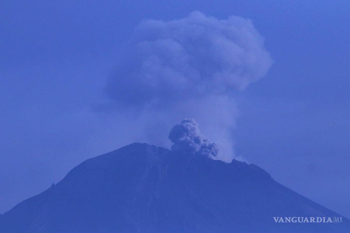 Asombrosas imágenes de la actividad del volcán Popocatépetl