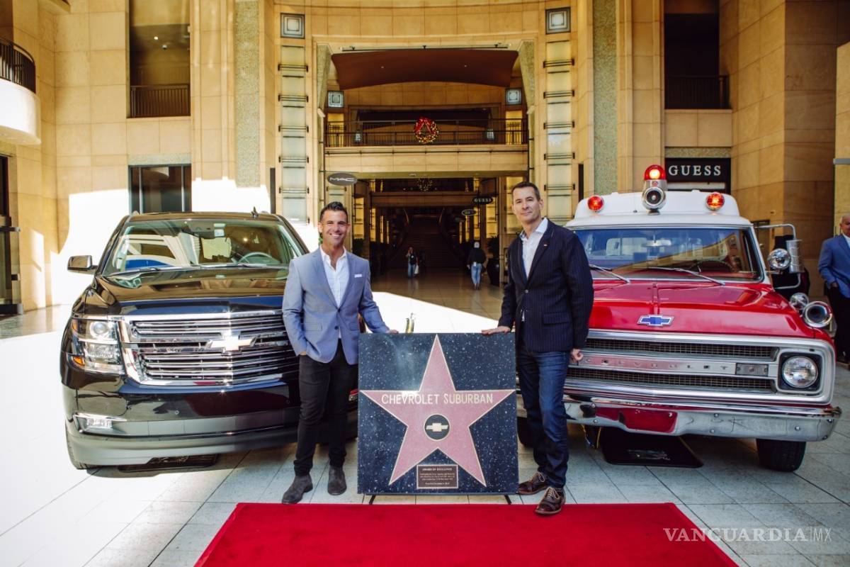 Chevrolet Suburban llega al paseo de la fama en Hollywood