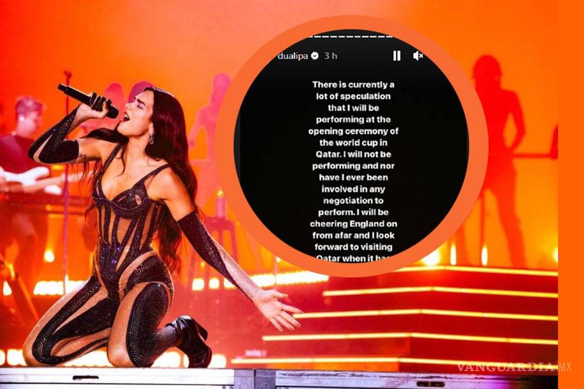 Desmiente Dua Lipa que se presentará en Qatar; reclama que no respetan los ‘derechos humanos’