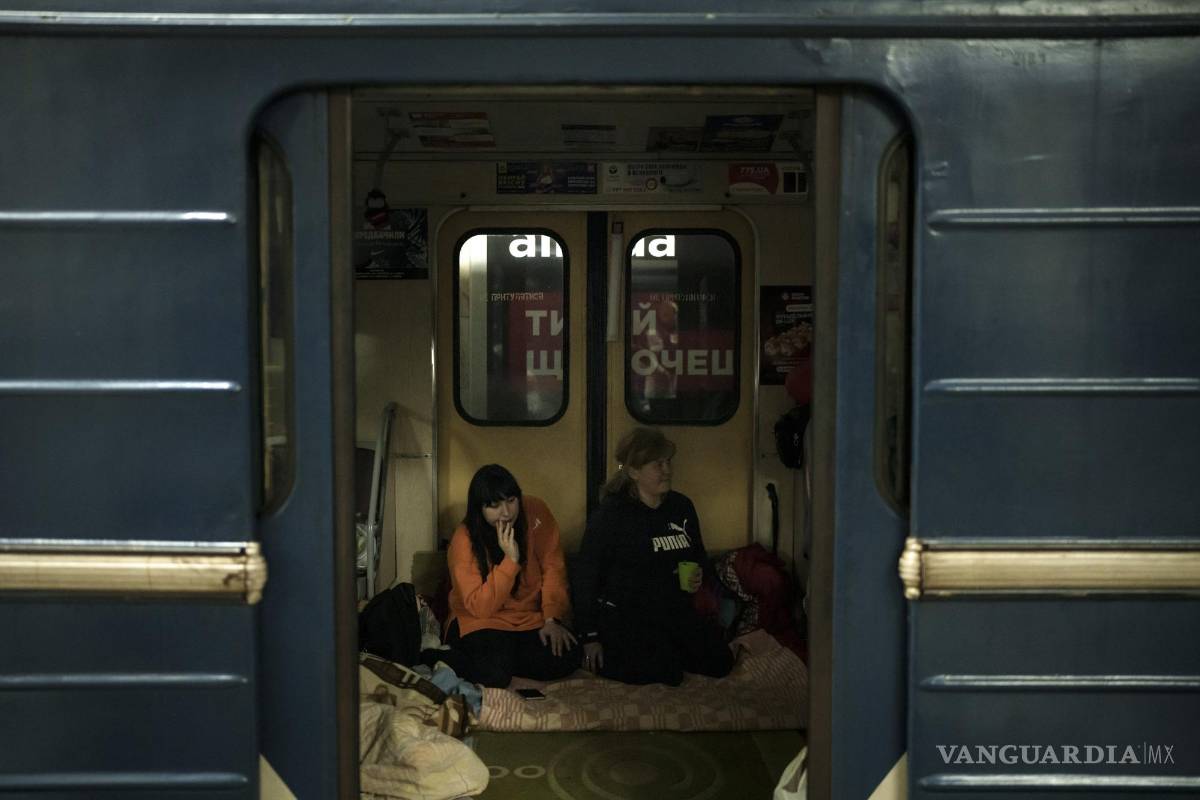 Vagones del metro se convierten en el hogar de ucranianos