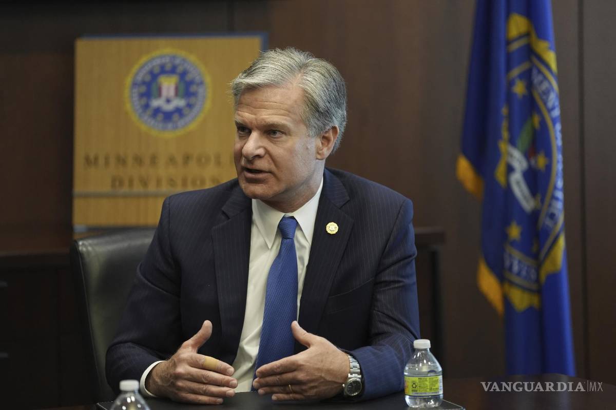 $!El director del FBI, Christopher Wray.