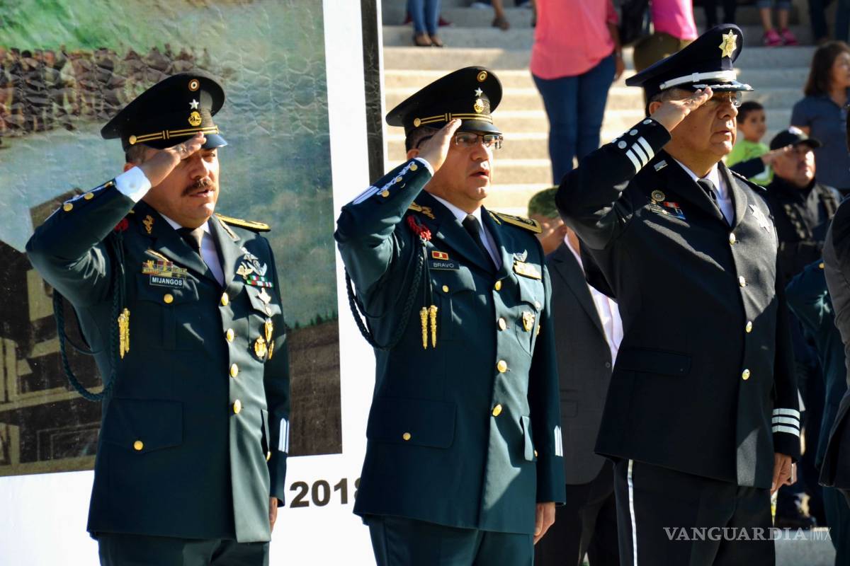 $!Conmemoran en Torreón Gesta Heroica de los Niños Héroes