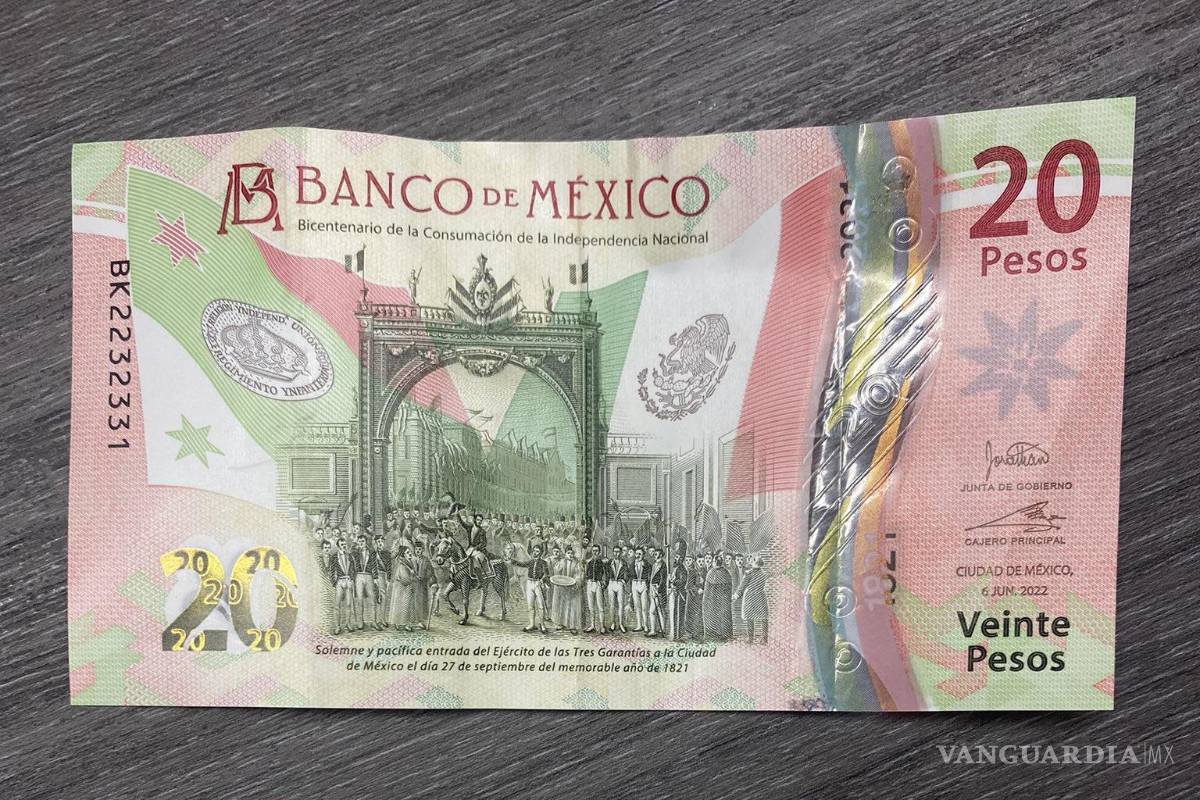 Dejará de circular el billete de 20 pesos por estas razones