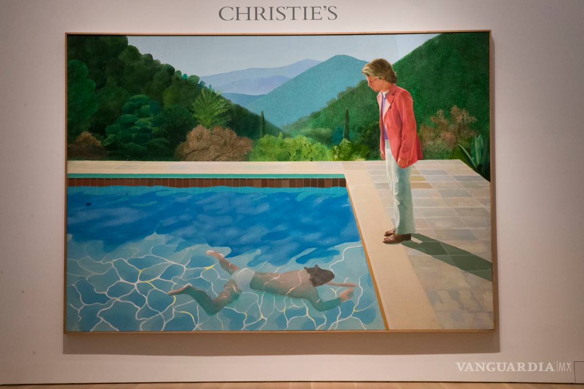 $!Pintura de David Hockney imponer un romper récord en una subasta