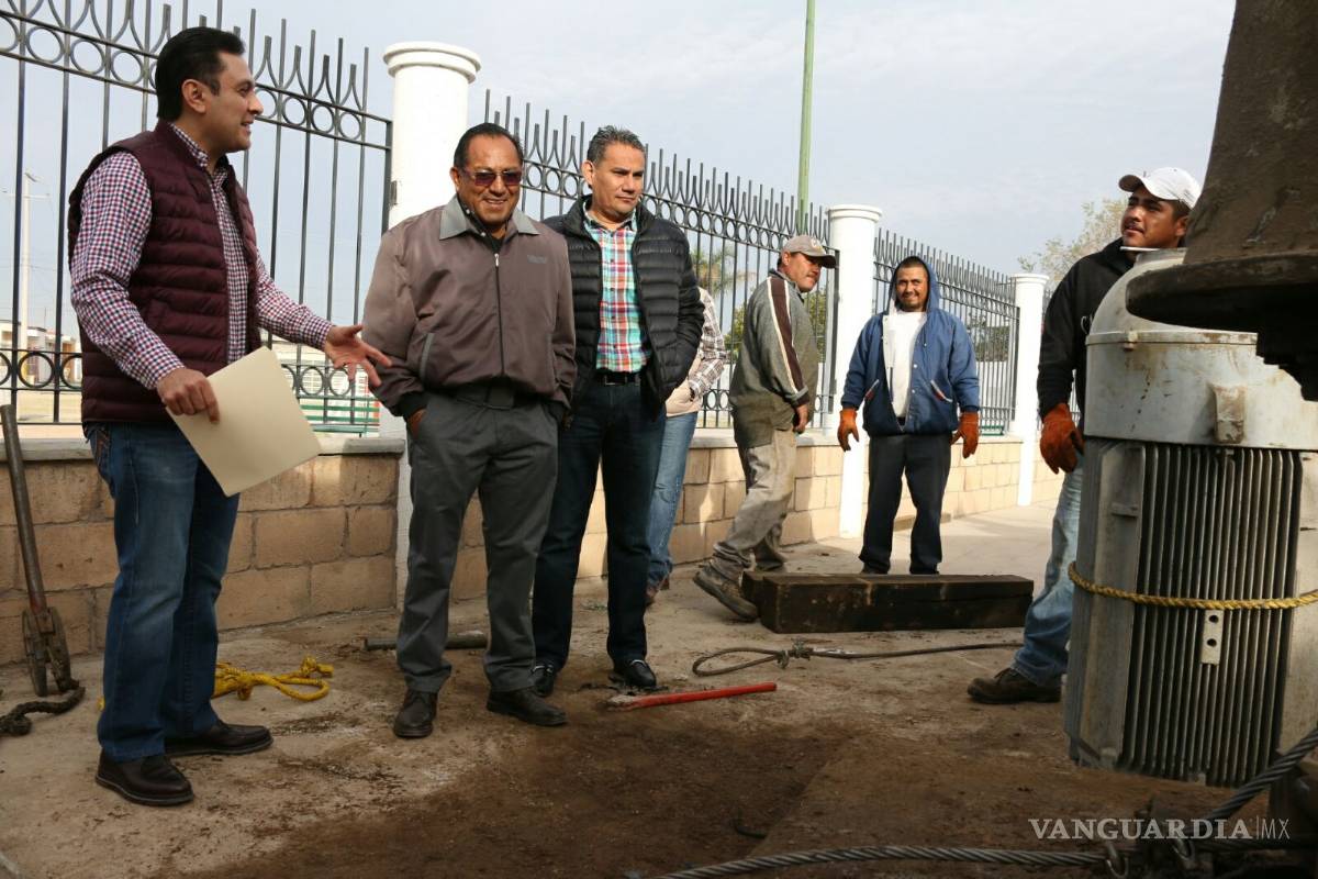 Supervisan avances del programa anual de mantenimiento de pozos en Torreón