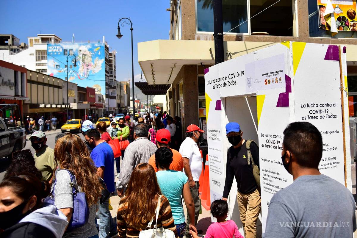 Coahuila reporta 168 contagios nuevos de COVID-19 y 14 decesos, para un total de 2 mil 037 casos activos al día de hoy