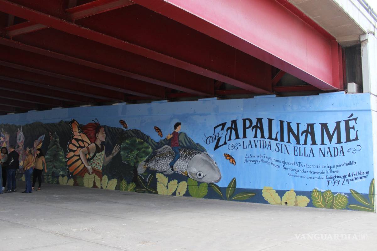 Tiene Saltillo mural en honor a la mariposa monarca