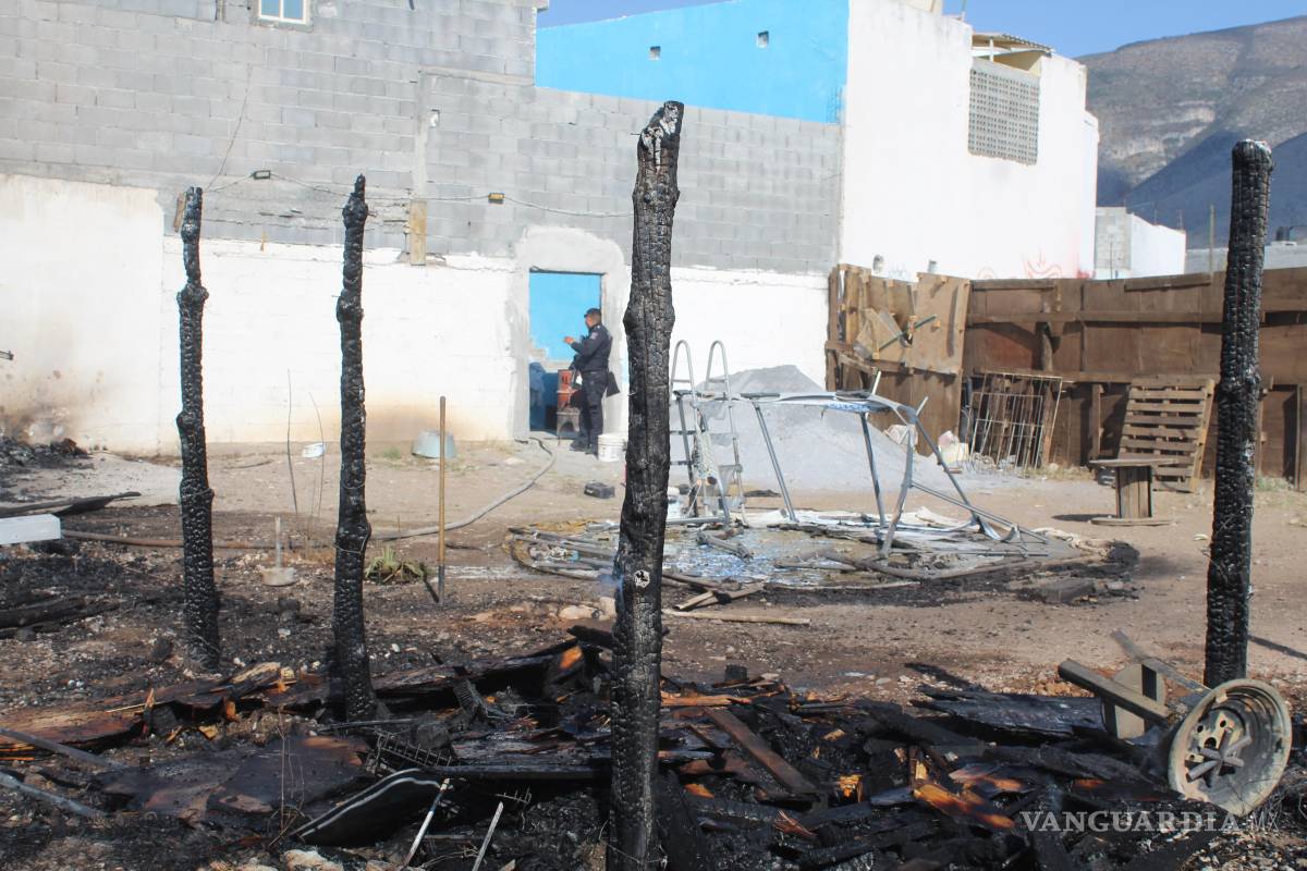 Hombre resulta gravemente herido tras incendio provocado en Nuevo Mirasierra, en Saltillo