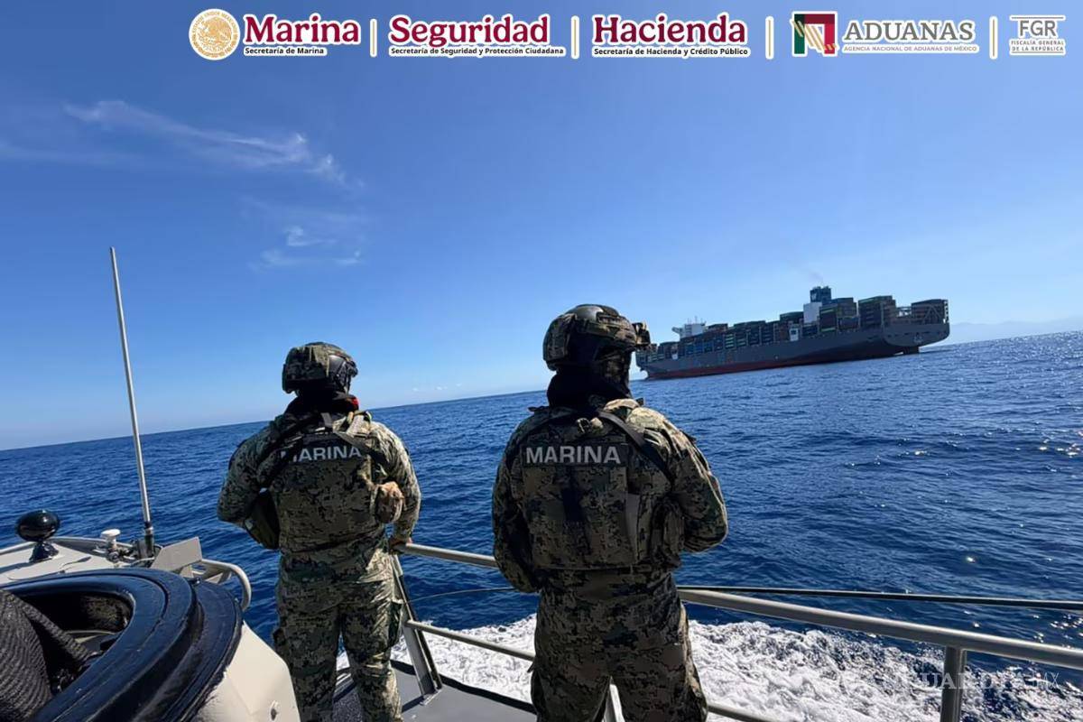 $!Aseguran 137 kilos de cocaína en puerto de Lázaro Cárdenas, Michoacán; hay cinco extranjeros detenidos
