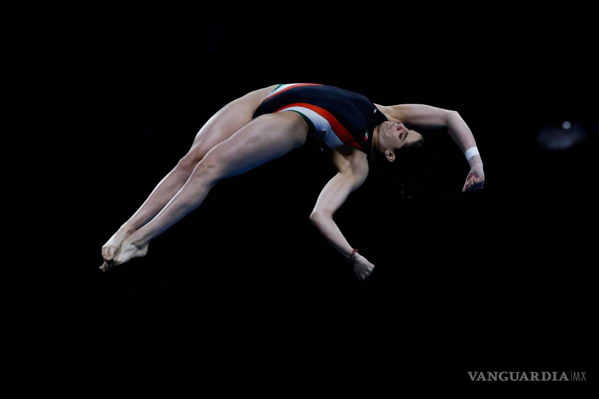 $!Alejandra Orozco de México compite durante la final de plataforma 10m femenina de saltos por los Juegos Olímpicos 2020. EFE