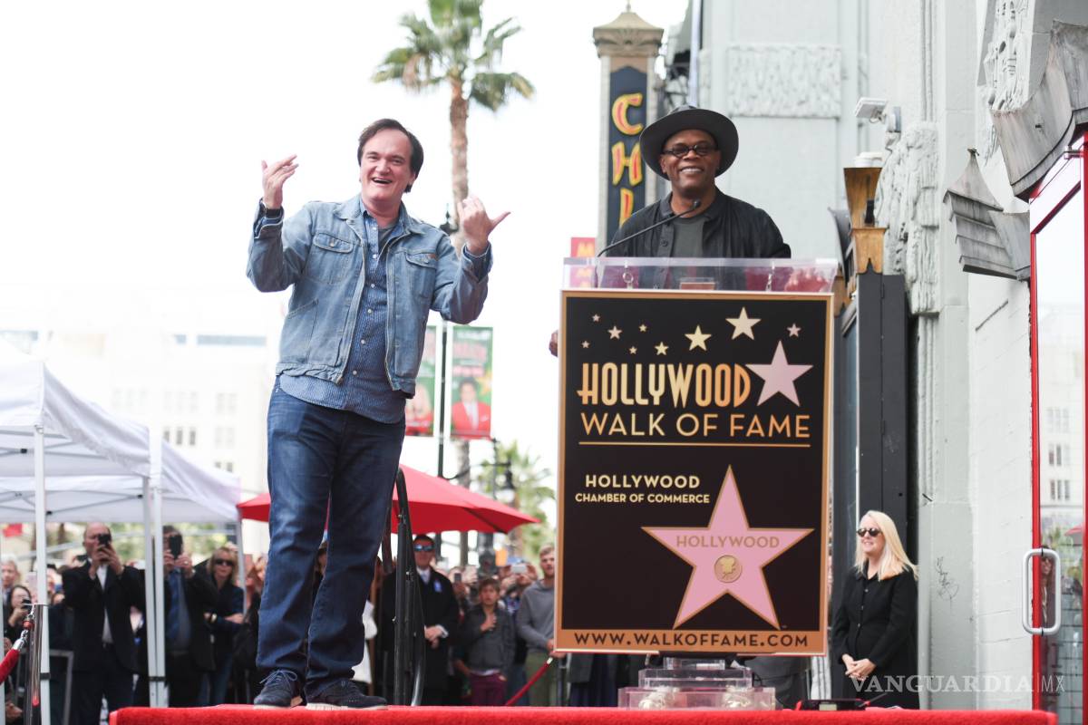 $!Tarantino recibe su estrella en el Paseo de la Fama de Hollywood