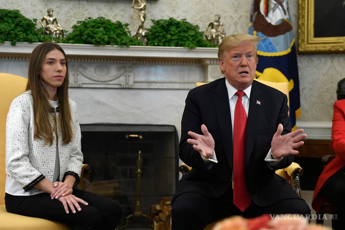 Trump recibe a esposa del líder opositor venezolano Guaidó