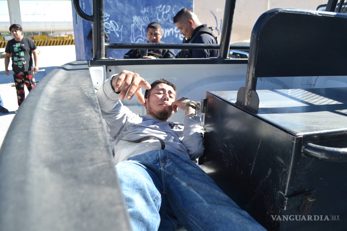 Cae ladrón armado …y se echa a llorar